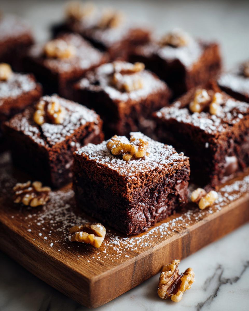 Bocados de brownie fudgy perfectos para compartir en reuniones familiares y celebraciones en otoño.