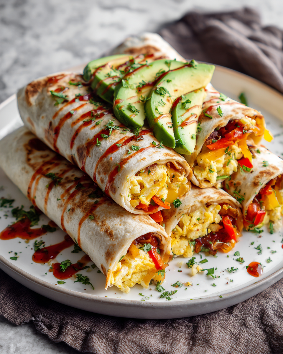 Burritos de desayuno sencillos y deliciosos listos en 30 minutos, perfectos para brunch en familia.