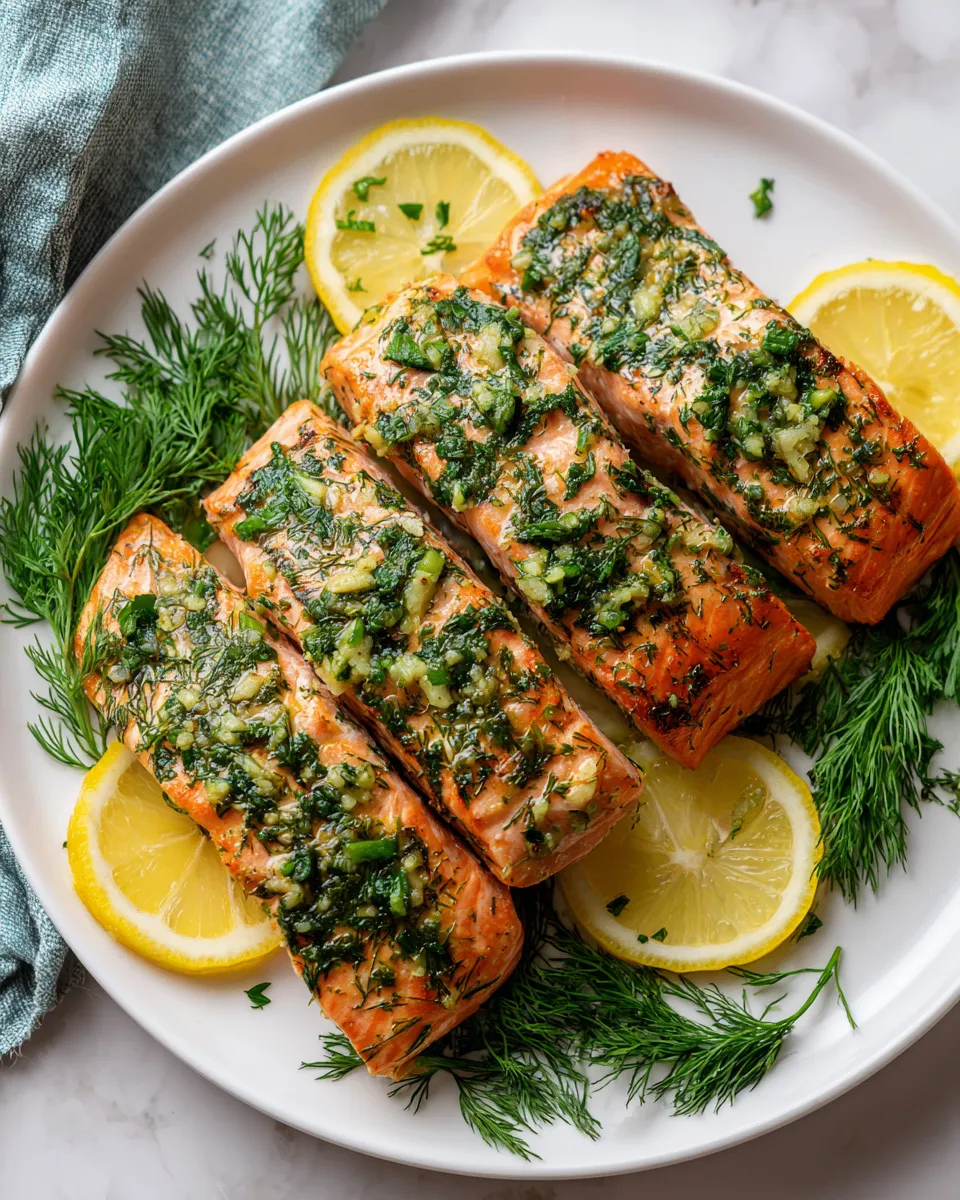 Deliciosos paquetes de salmón al ajo y hierbas cover image 2498