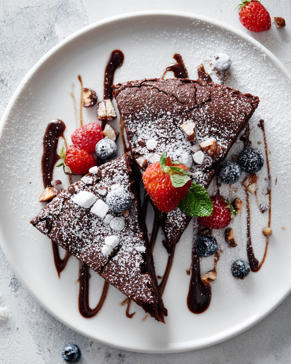 Delicioso Pastel de Brownie de Chocolate cover image 2572