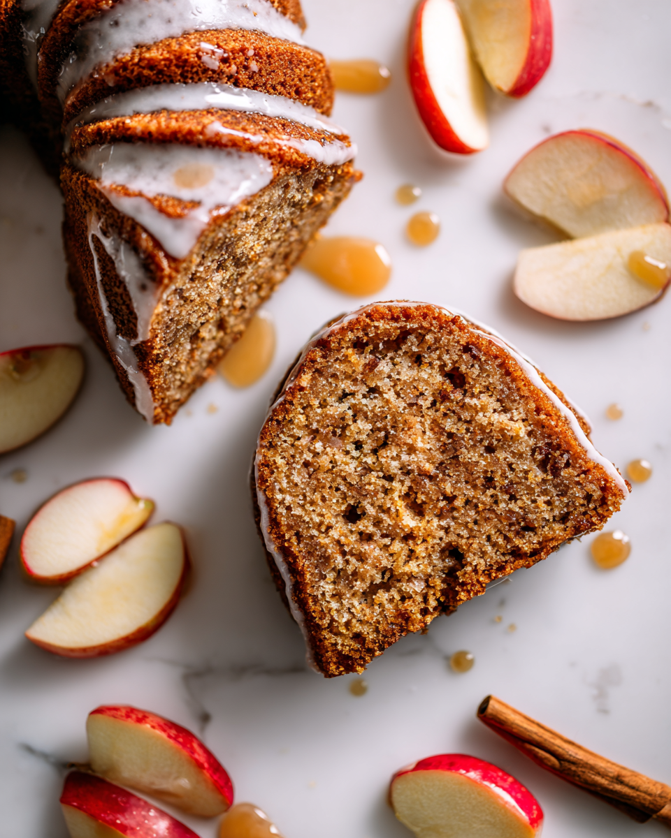 Disfruta de un Jugoso Bizcocho de Manzana Bundt cover image 3016