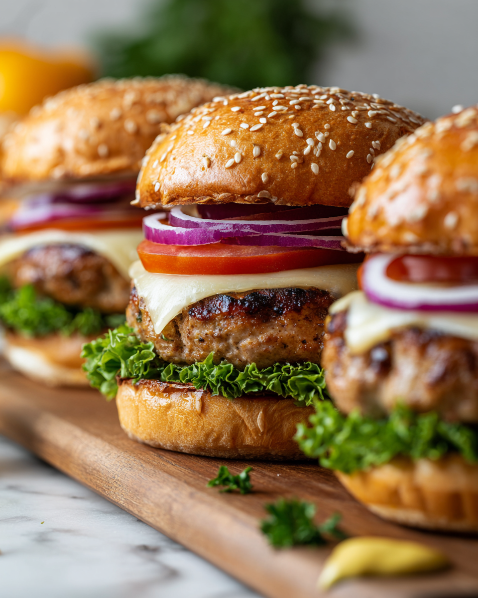 Deliciosas Hamburguesas de Pavo Aplastadas para Compartir cover image 3207