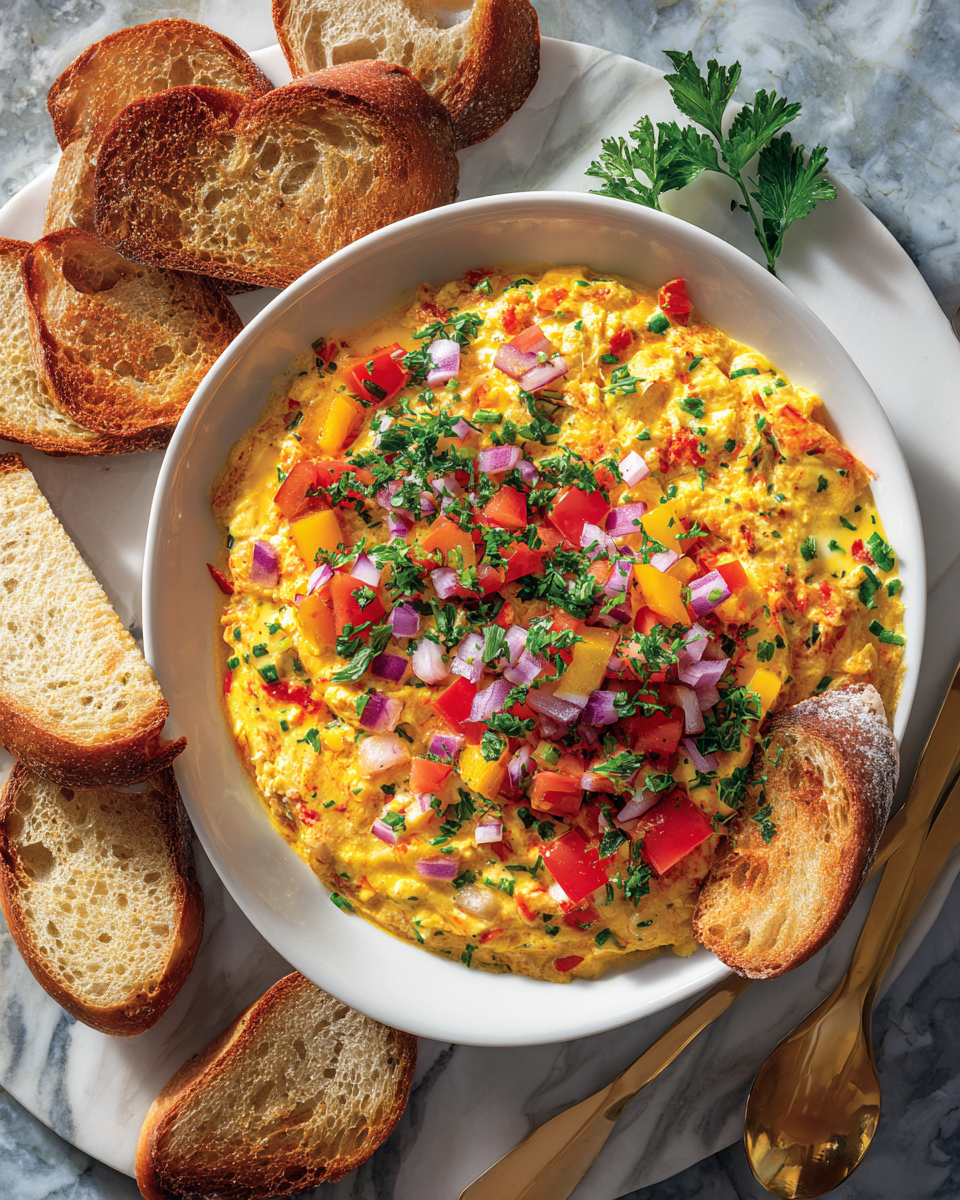 Ensalada de huevo nigeriana colorida y deliciosa, ideal para celebraciones de otoño, llena de sabor y frescura.