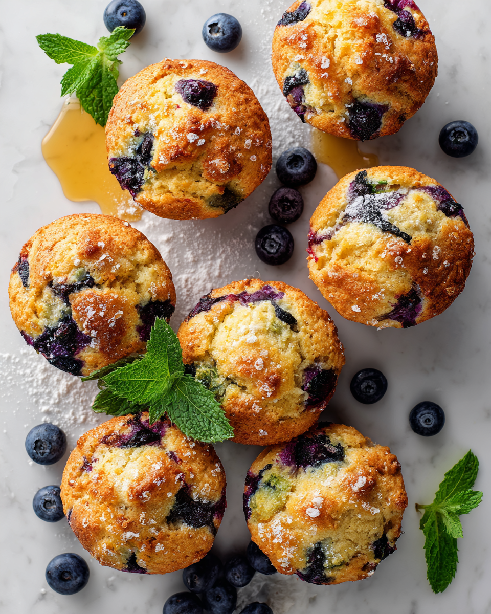 Receta de muffins de arándano esponjosos y jugosos, perfectos para breakfast y snacks. Aprenda a hacerlos fácilmente.