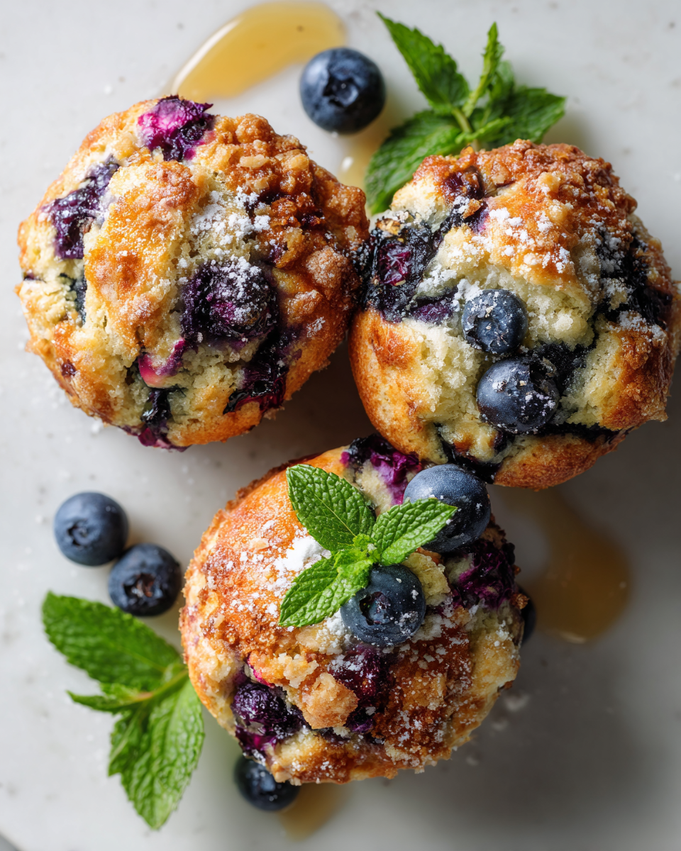 Receta de muffins de arándano esponjosos y jugosos, perfectos para breakfast y snacks. Aprenda a hacerlos fácilmente.