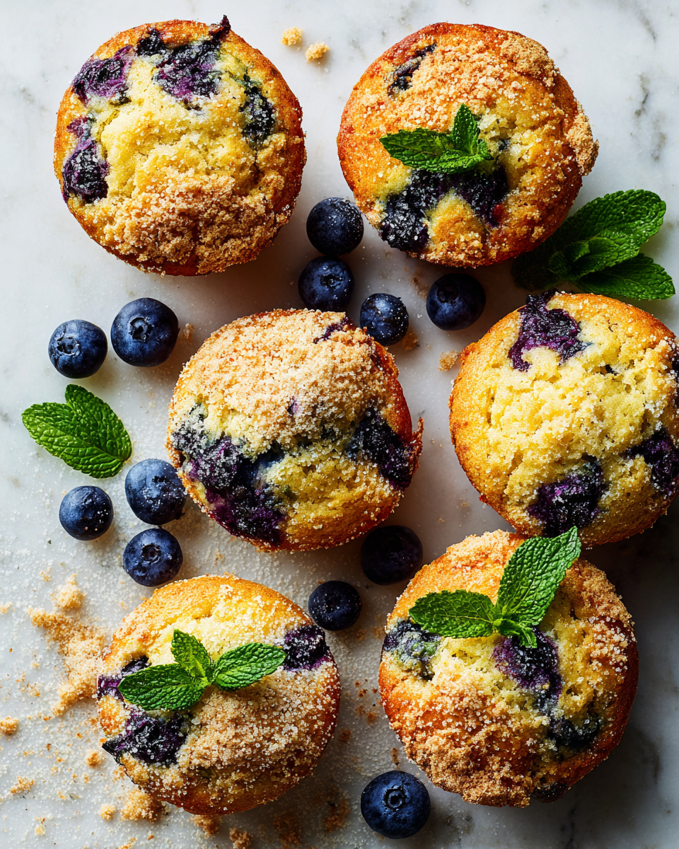 Receta de muffins de arándano esponjosos y jugosos, perfectos para breakfast y snacks. Aprenda a hacerlos fácilmente.