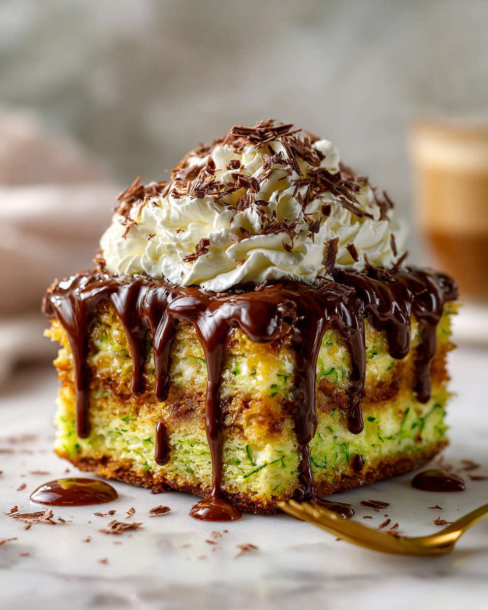 pastel de calabacín fácil y húmedo con leche condensada, ideal para el otoño