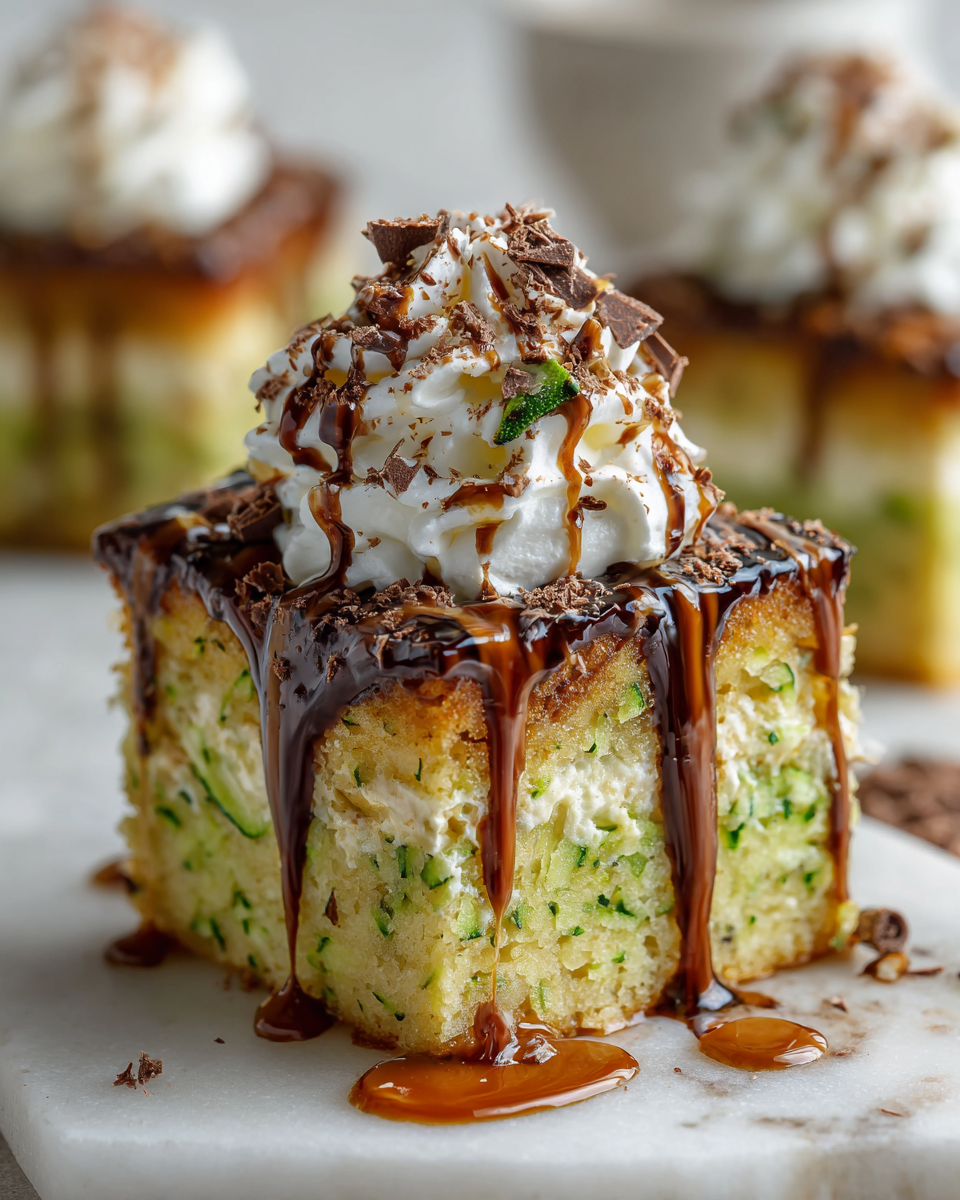pastel de calabacín fácil y húmedo con leche condensada, ideal para el otoño