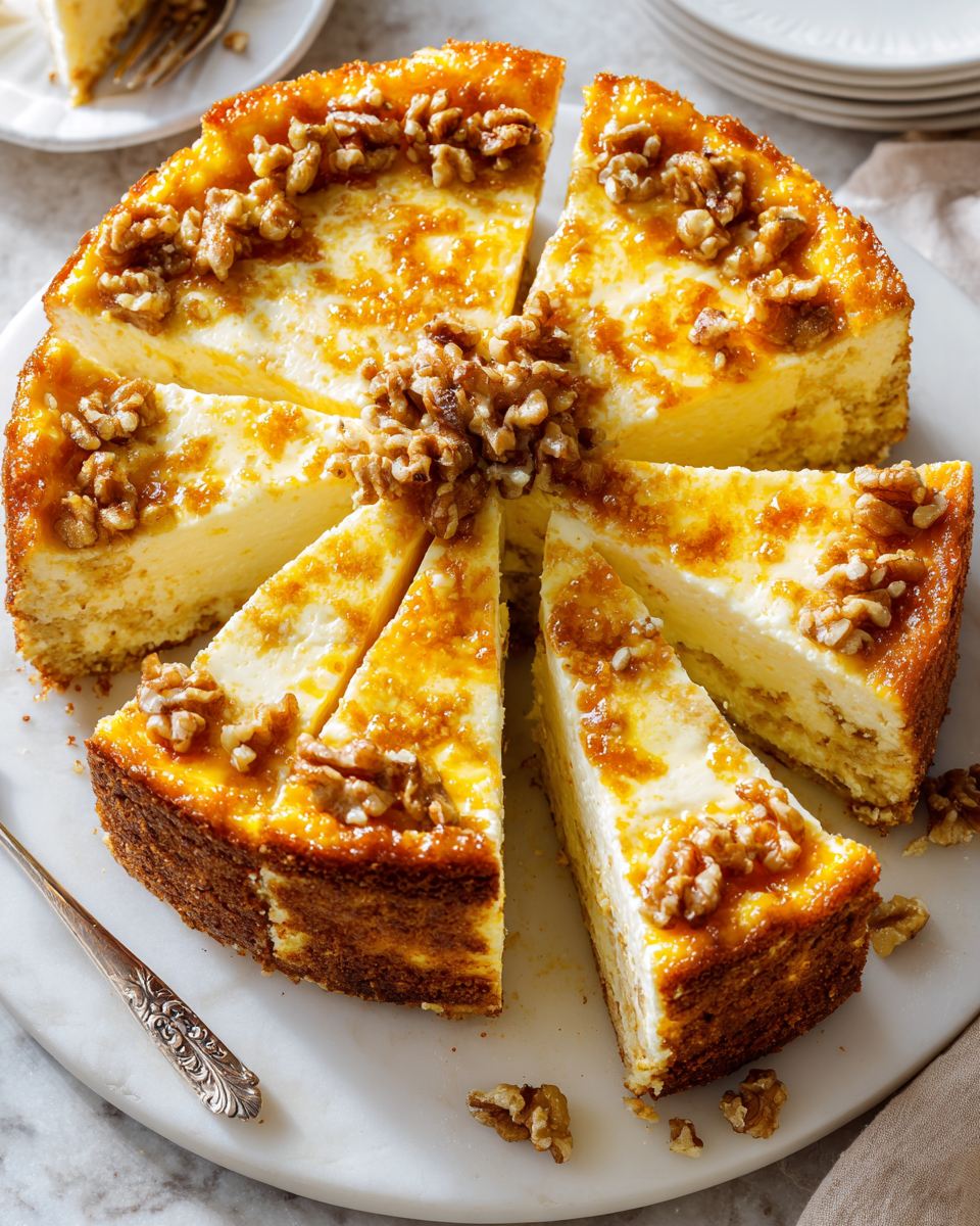 Pastel de Queso Cremoso Italiano decorado, perfecto para compartir en reuniones familiares