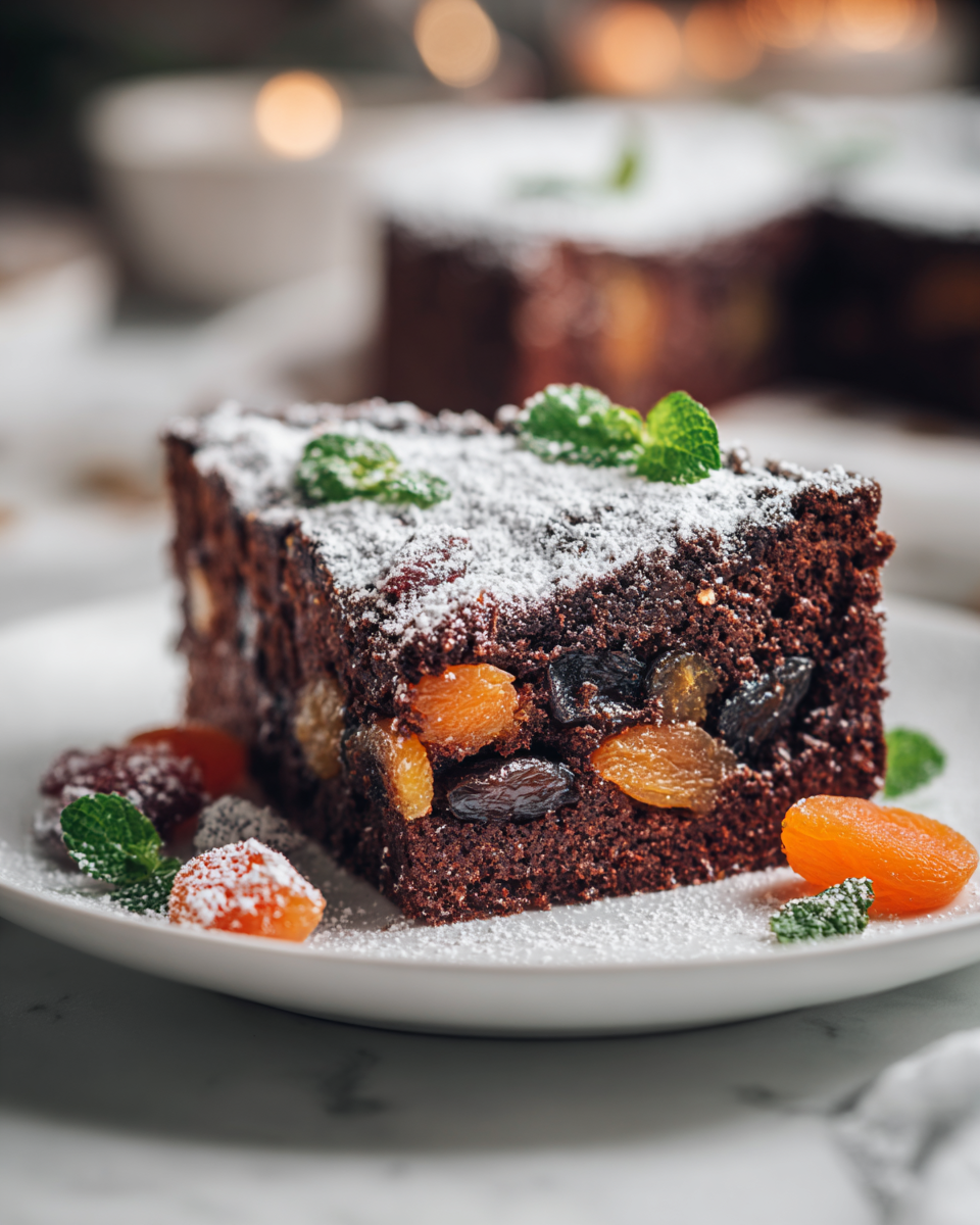 Tarta de Frutas con Chocolate, un postre festivo delicioso y fácil