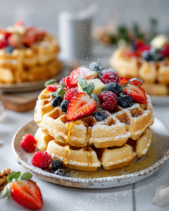 waffles tostadas francesas