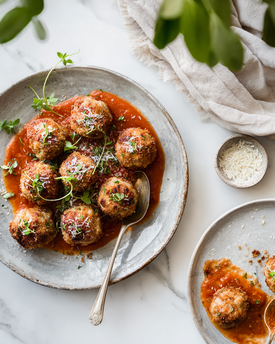 Deliciosas albóndigas de pavo caseras, jugosas y fáciles de preparar, ideales para reuniones familiares o cenas íntimas.
