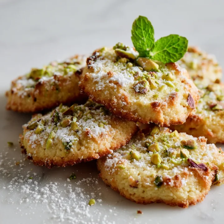 Barazek de Sésamo y Pistacho: Deliciosas galletas ideales para compartir, combinando sésamo crujiente y pistacho en cada bocado.