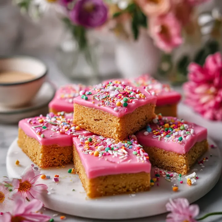 Deliciosas Barras de Galleta de Azúcar para Compartir Barras de galleta de azúcar decoradas con glaseado colorido, ideales para reuniones familiares y festividades.