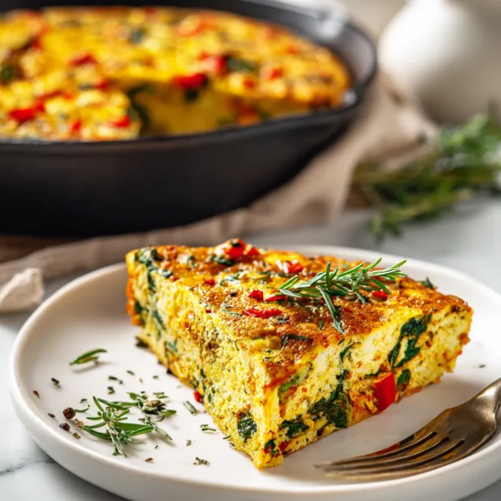Cazuela de huevo salada con verduras y quesos, ideal para brunch familiar en otoño