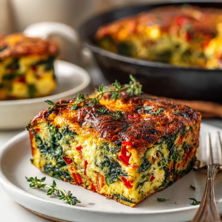 Cazuela de huevo salada con verduras y quesos, ideal para brunch familiar en otoño