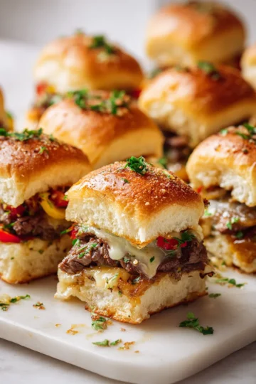 Deliciosos Sliders de Philly Cheesesteak para Compartir cover image 3327