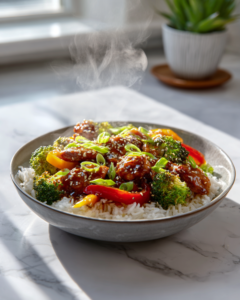 Bowl de Pollo Teriyaki con Arroz cover image 3517