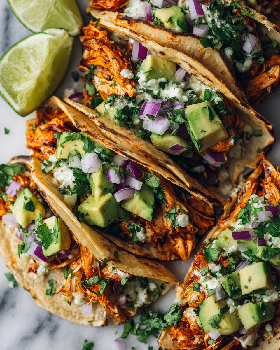 Deliciosos Tacos de Pollo Rostizado en 30 Minutos cover image 3547