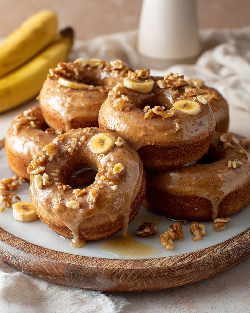 Deliciosos Donuts de Pan de Plátano para el Otoño cover image 3617