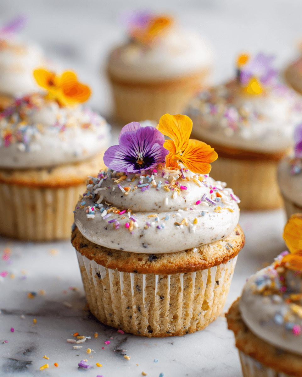 Deliciosos cupcakes de vainilla esponjosos ideales para celebrar, fáciles de preparar y perfectos para el verano en España.