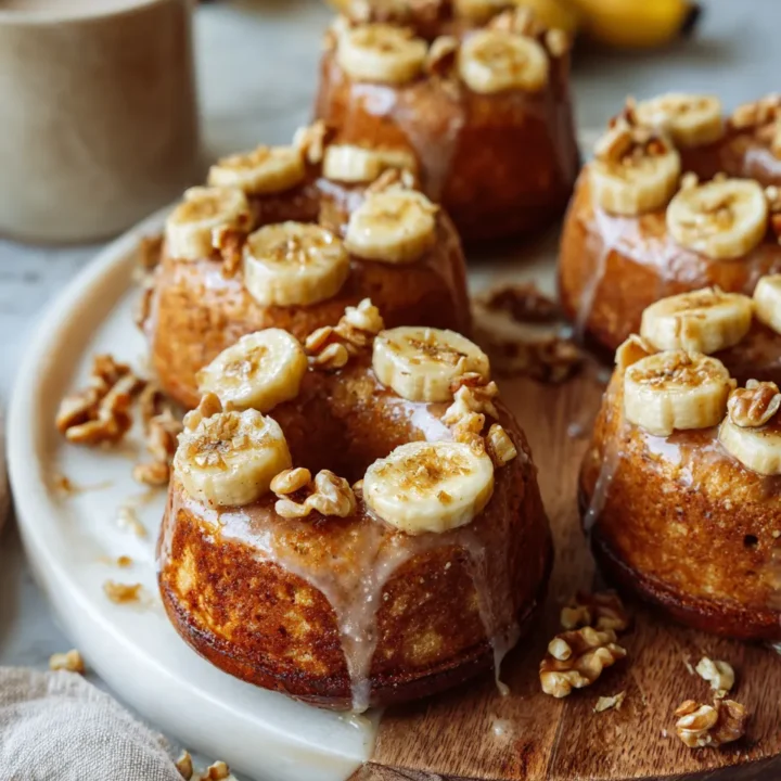 Deliciosos Donuts de Pan de Plátano para el Otoño Irresistibles donuts de pan de plátano, perfectos para el otoño, suaves y crujientes, ideales para un desayuno reconfortante.