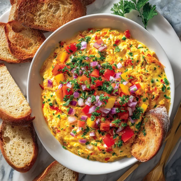 Ensalada de huevo nigeriana colorida y deliciosa, ideal para celebraciones de otoño, llena de sabor y frescura.