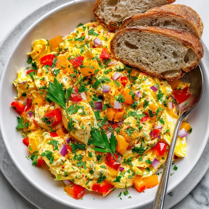 Ensalada de huevo nigeriana colorida y deliciosa, ideal para celebraciones de otoño, llena de sabor y frescura.