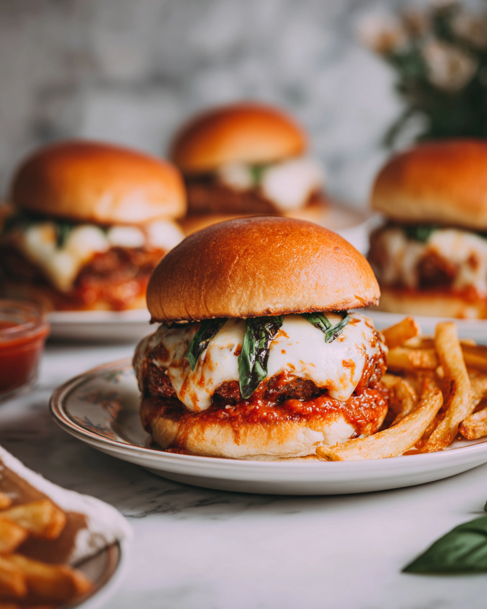 Hamburguesas de pizza congeladas fáciles y rápidas