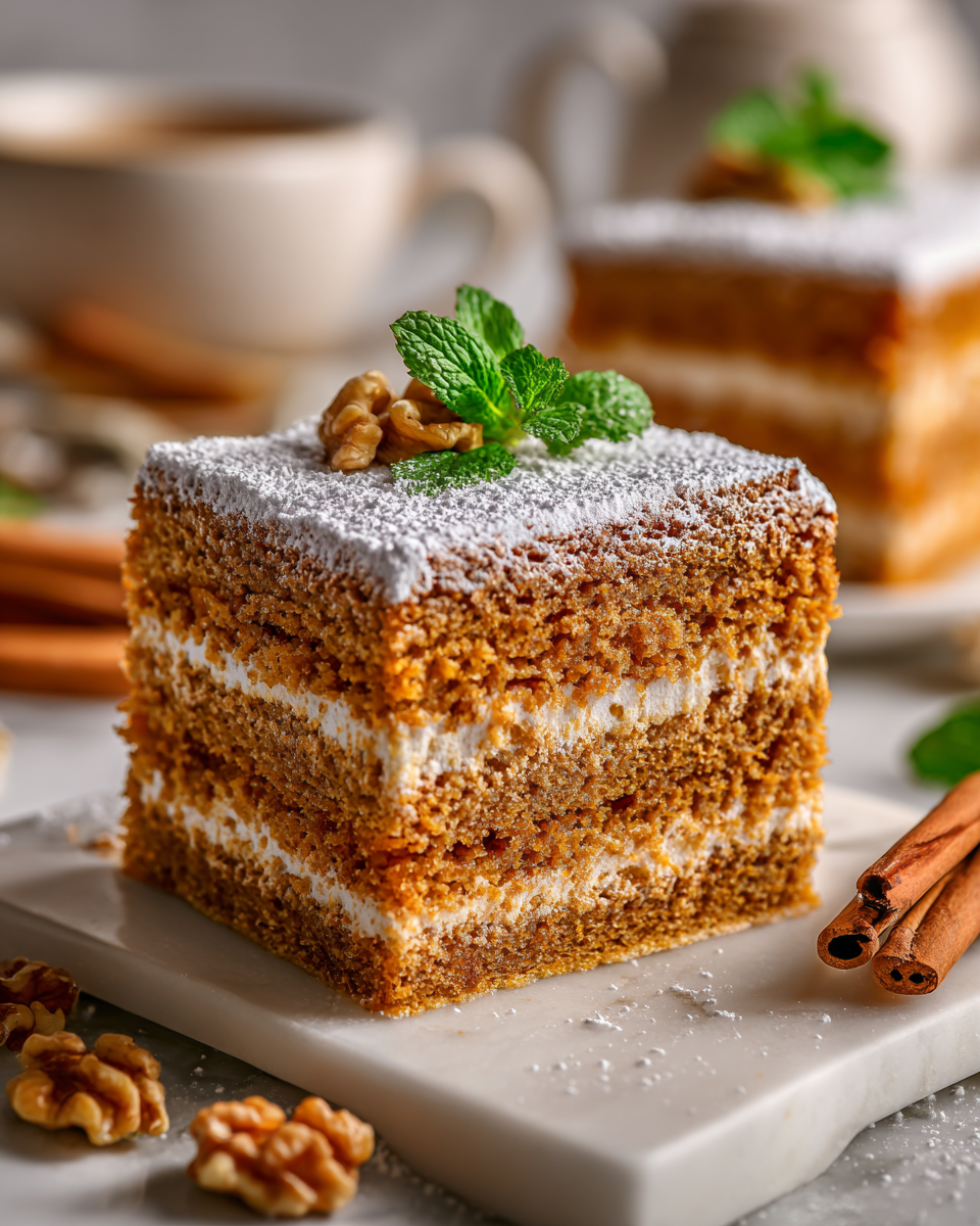 Delicioso Pastel Amish para Compartir Delicioso pastel Amish, húmedo y lleno de especias, ideal para compartir en reuniones familiares y festividades