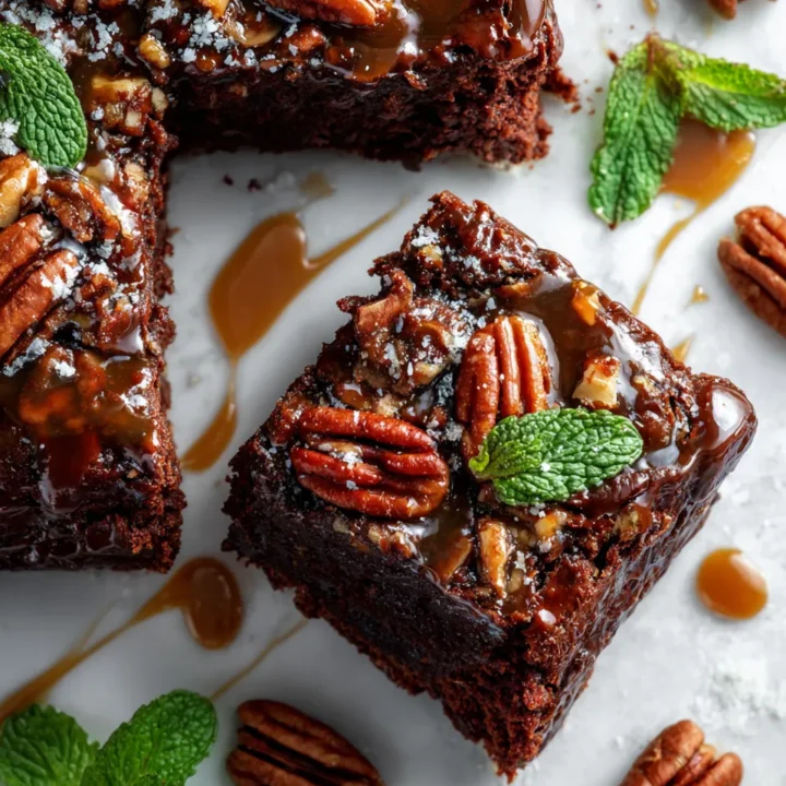 Pastel de Texas con chocolate y glaseado de nuez pecana, perfecto para cualquier celebración.