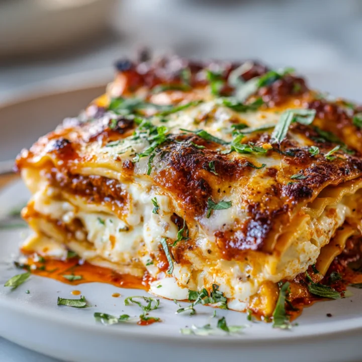 Ravioles al horno con queso y salsa marinara, ideales para cenas familiares