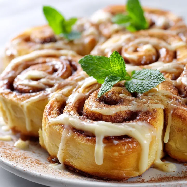 Rollos de Canela Cinnabon: Un Capricho Festivo Deliciosos rollos de canela Cinnabon recién horneados, perfectos para compartir en navidad