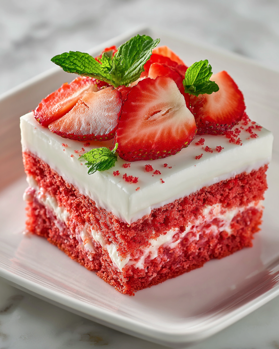 Tarta de fresa fresca decorada con fresas y glaseado, ideal para celebraciones primaverales