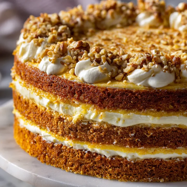 Deliciosa Torta Blitz de Nueces para Celebrar Torta Blitz de Nueces deliciosa y esponjosa, perfecta para celebraciones con un rico sabor a nuez