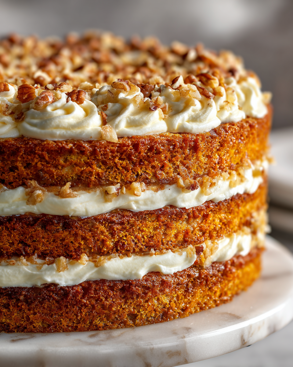 Torta Blitz de Nueces deliciosa y esponjosa, perfecta para celebraciones con un rico sabor a nuez